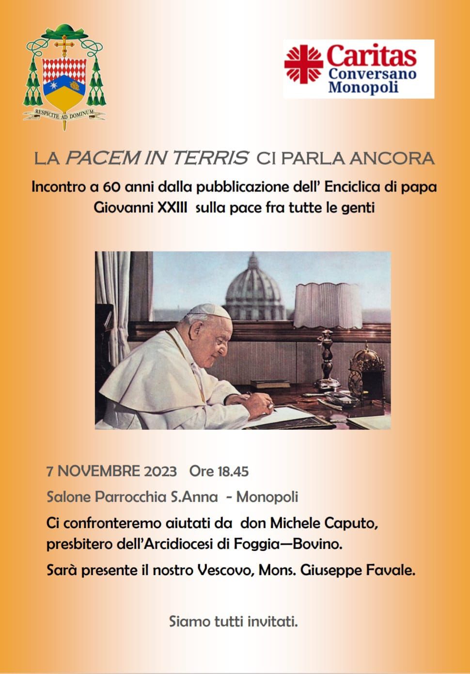Evento Formativo: PACEM IN TERRIS