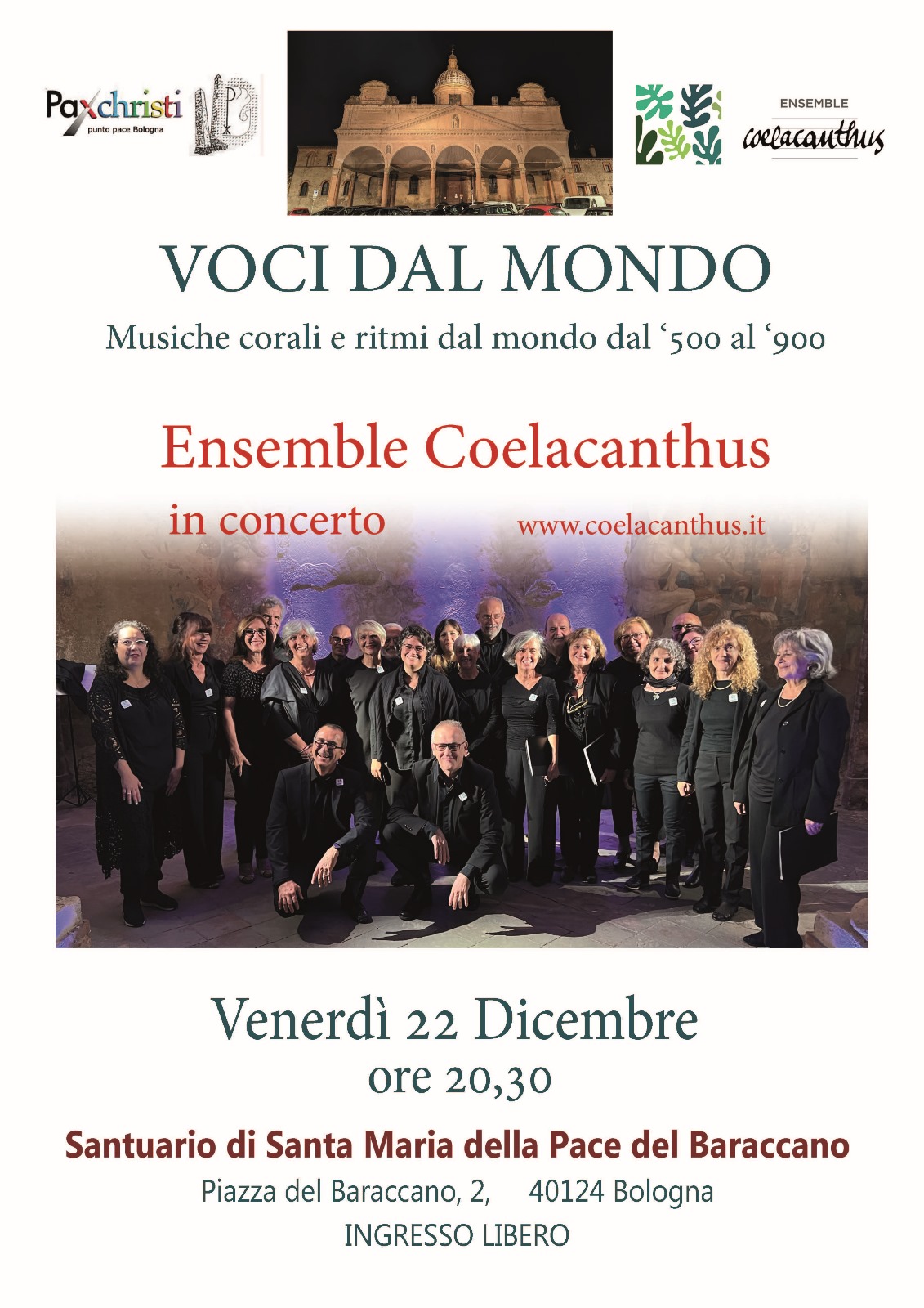 CANTO PER LA PACE - BOLOGNA
