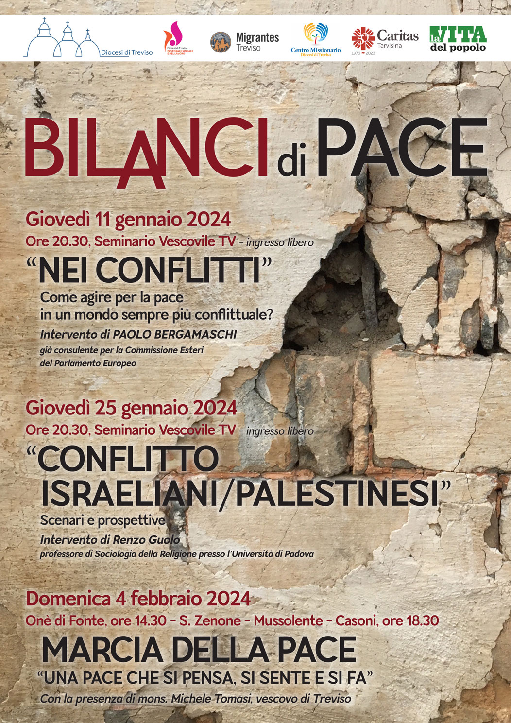 BILANCI DI PACE - “Nei conflitti. Come agire per la pace in un mondo sempre più conflittuale?”