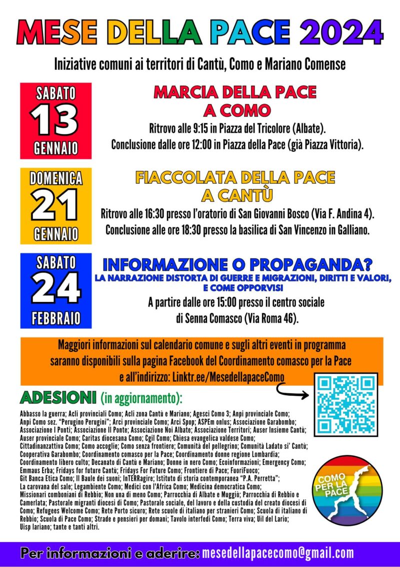 Fiaccolata della Pace a Cantù