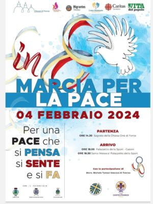 Marcia diocesana della pace: con l’intelligenza di mente, cuore e mani