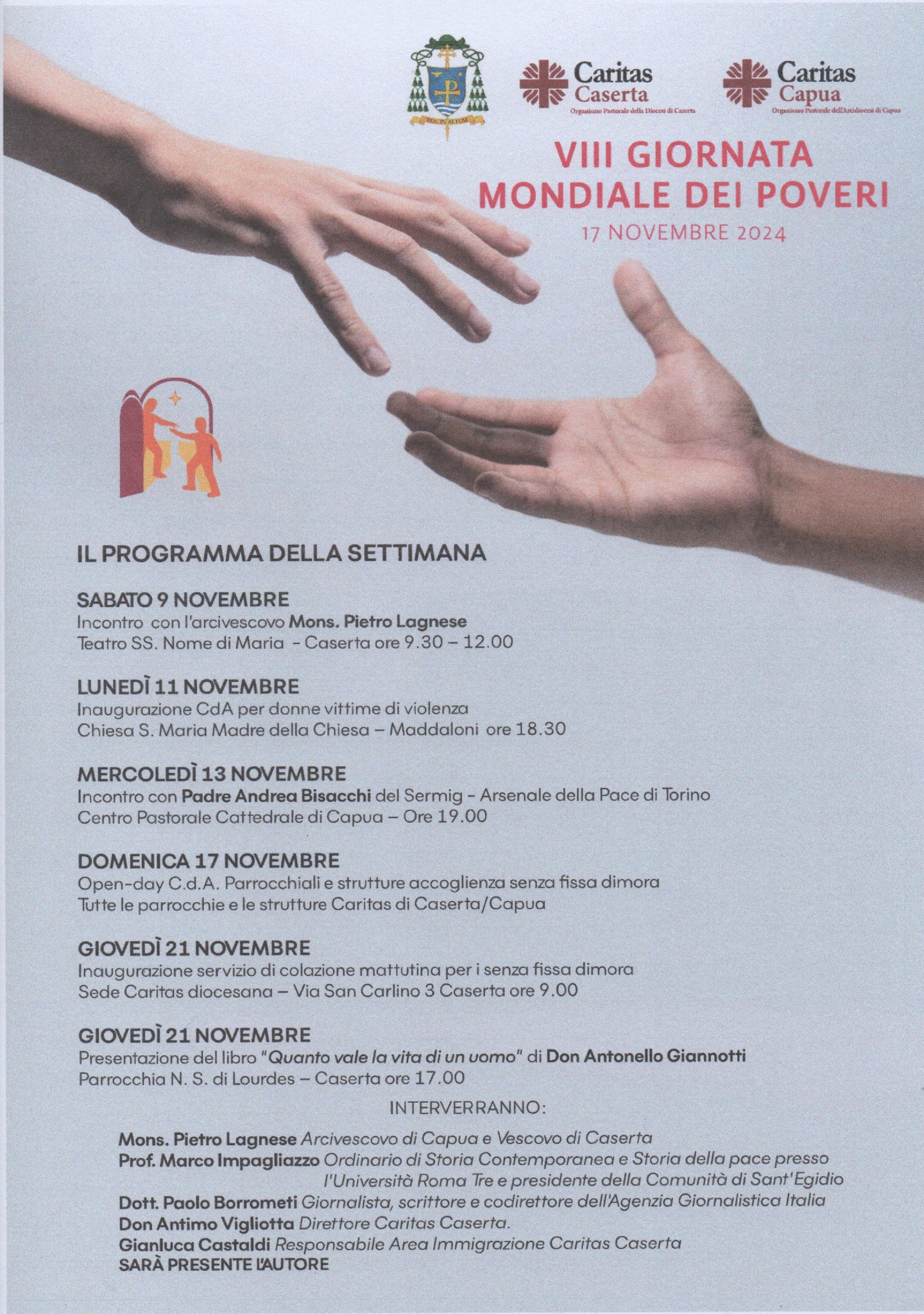 Caritas diocesana di Caserta e Caritas diocesana di Capua